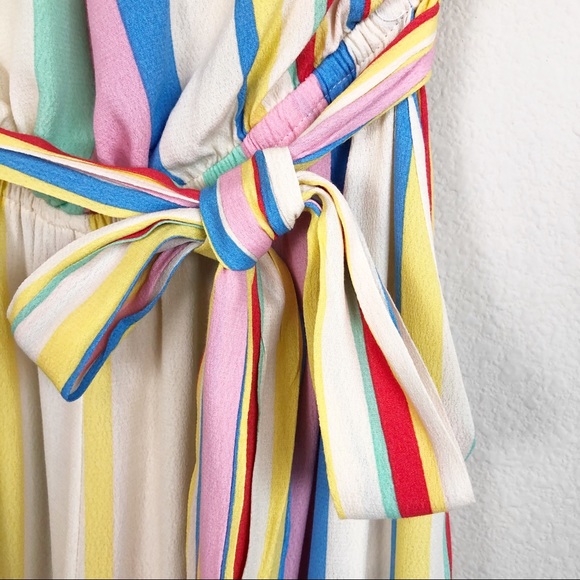 VICI Strapless Striped Pant Romper Jumpsuit, Med - Picture 5 of 12